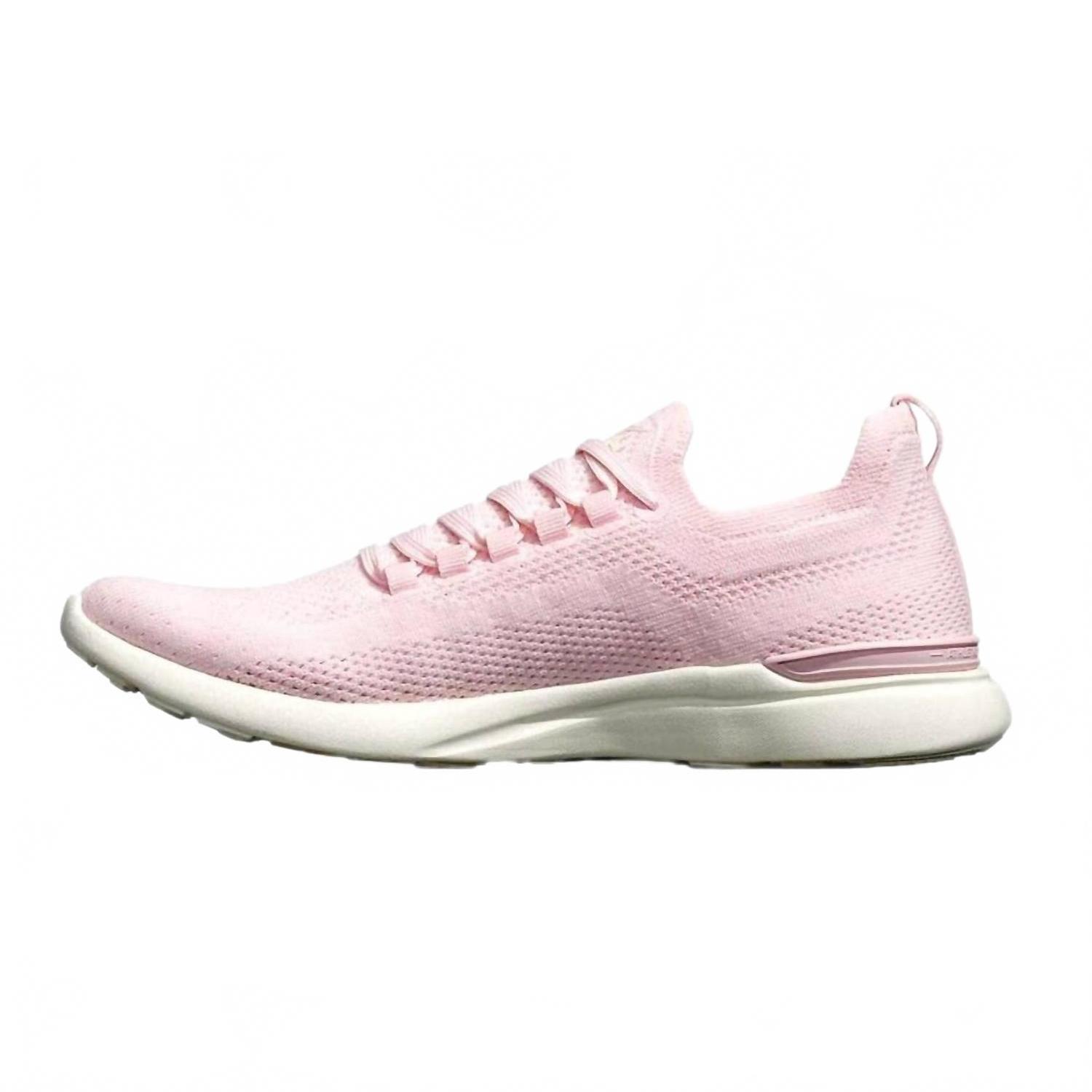 New Apl Women's Techloom Breeze Shoe In Soft Pink/Fusion Pink/White